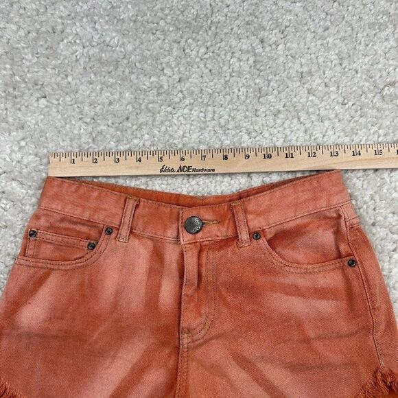 Free People Copper Orange Raw Hem Short - Picture 7 of 9
